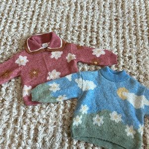 Zara Pattern sweater bundle 12-18 months